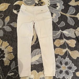 Tan Chico’s jeggings